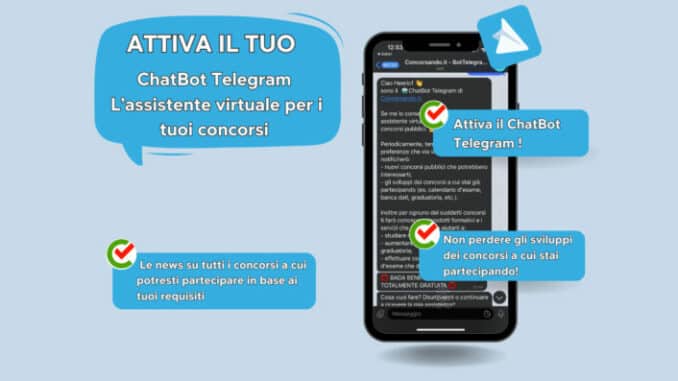 ChatBot Telegram - L'assistente virtuale per i tuoi concorsi