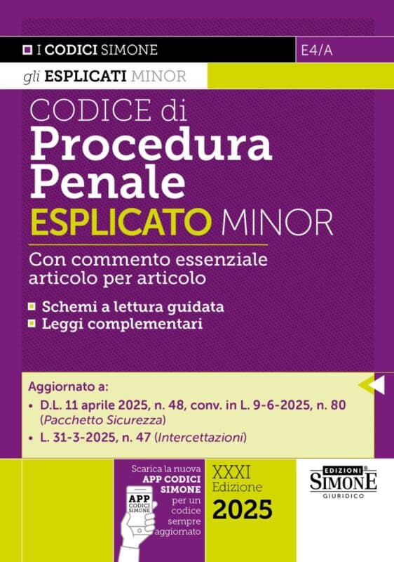 Codice di Procedura Penale Esplicato Minor