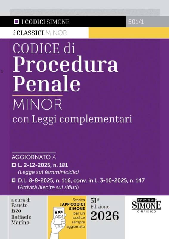 Codice di Procedura Penale Minor Leggi complementari
