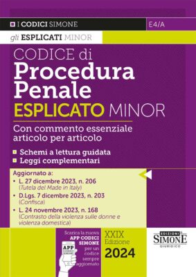 Codice di Procedura Penale Esplicato Minor