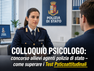 Colloquio Psicologo Concorso Allievi Agenti Polizia di Stato (1)
