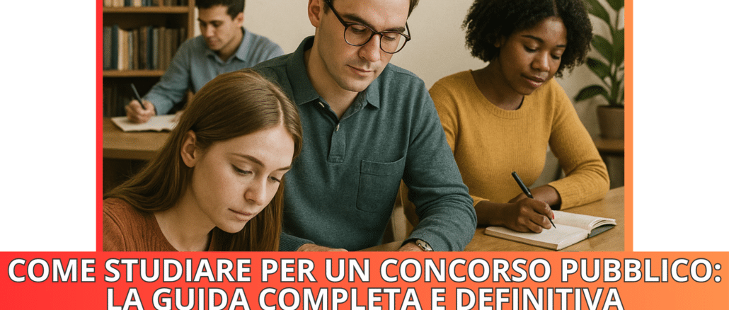 Come Studiare per un Concorso Pubblico: La Guida Completa e Definitiva