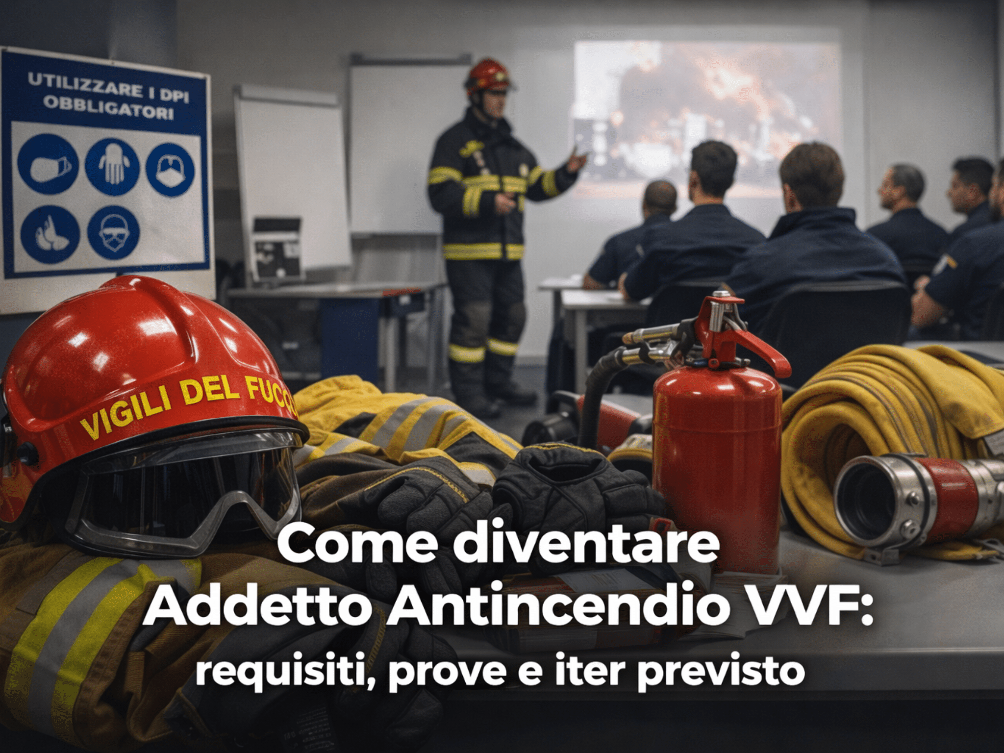 Come diventare Addetto Antincendio VVF: requisiti, formazione e iter