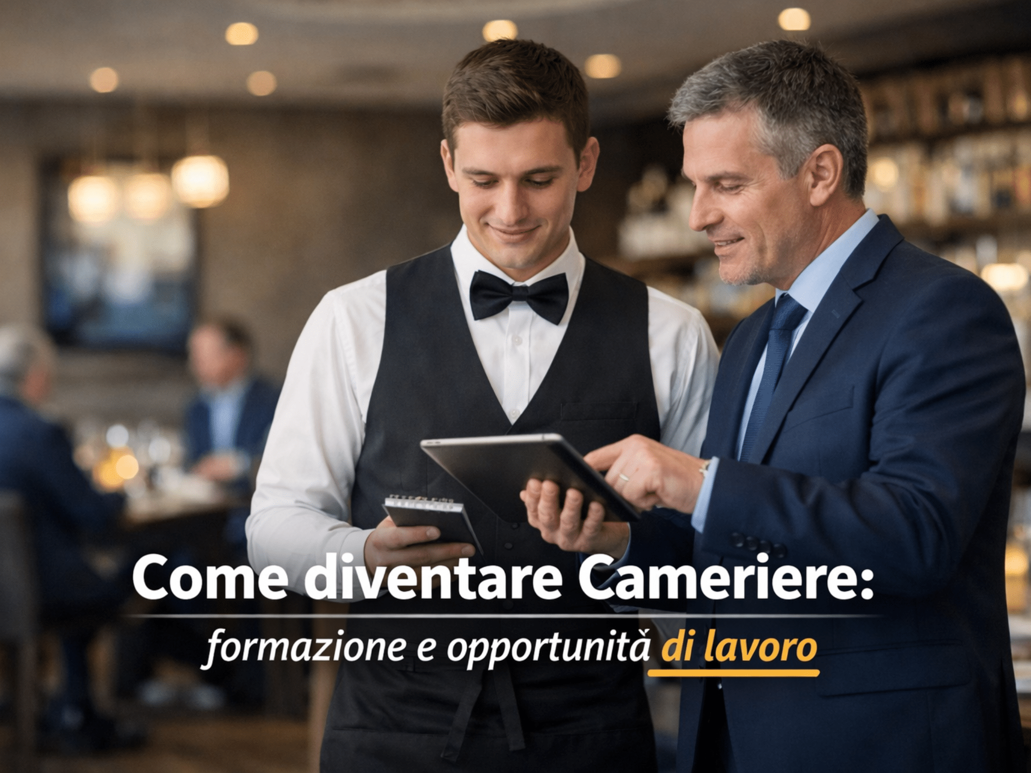 Come diventare Cameriere - Formazione e opportunità di lavoro