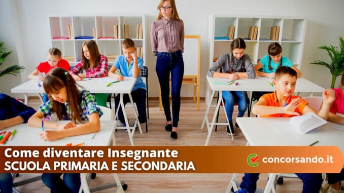 Come diventare Insegnante Scuola Primaria e Secondaria Come diventare Insegnante Scuola Primaria e Secondaria