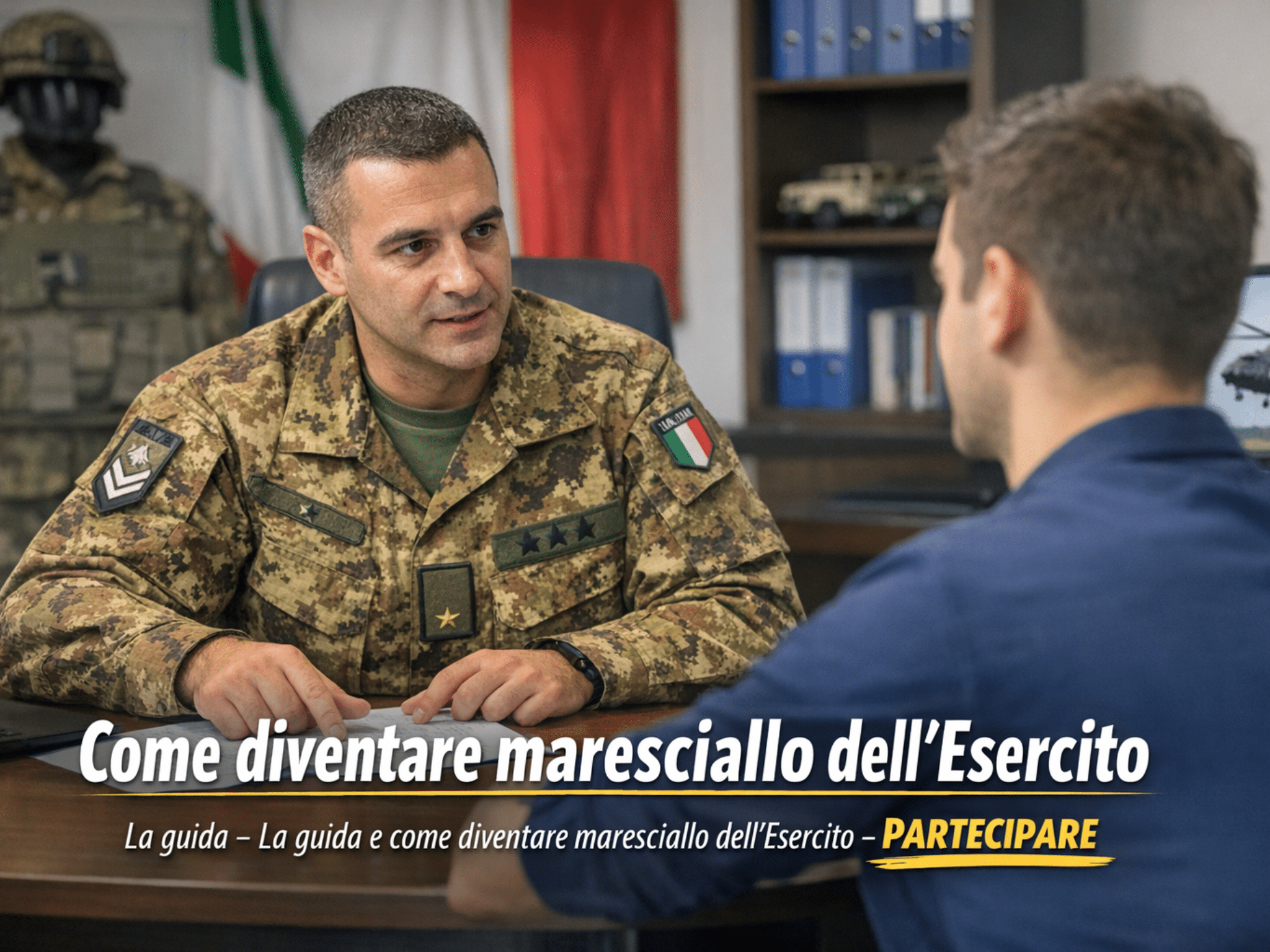 Come diventare maresciallo dell'Esercito – La guida