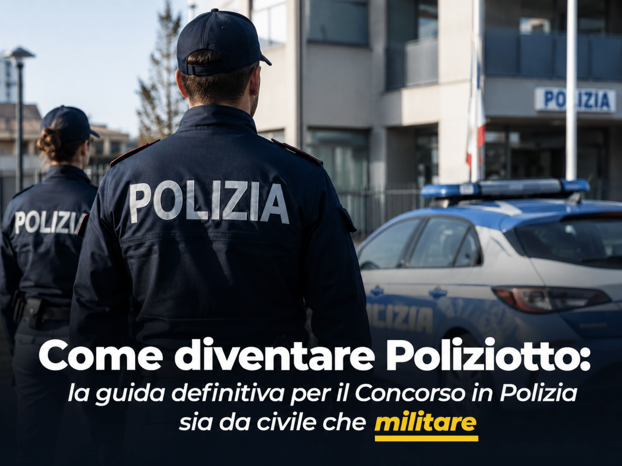 Come diventare Poliziotto: la guida definitiva per il Concorso in Polizia sia da civile che militare