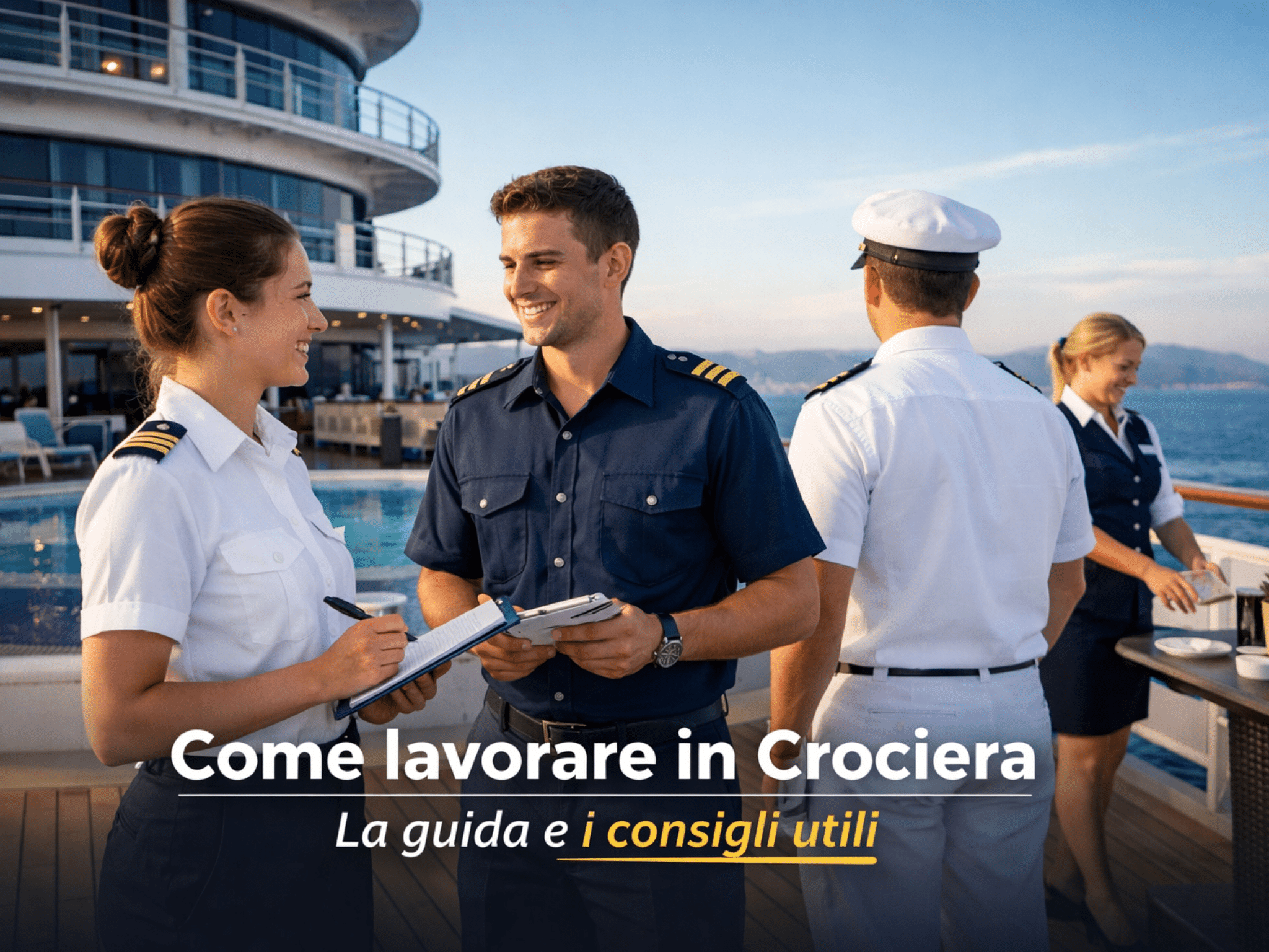 Come lavorare in Crociera - La guida completa con profili, stipendi e come candidarsi