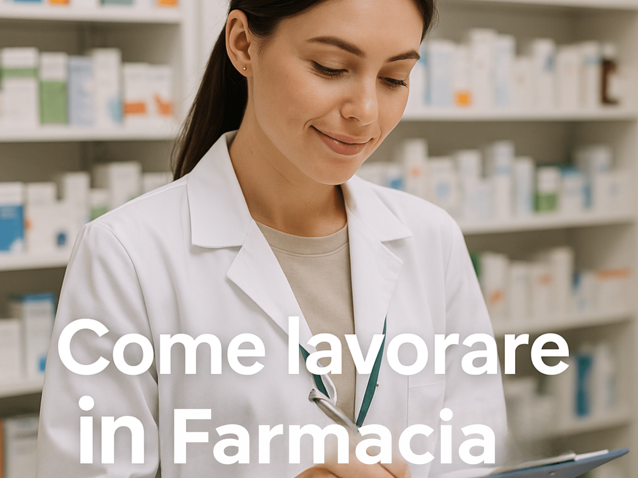 Come lavorare in farmacia