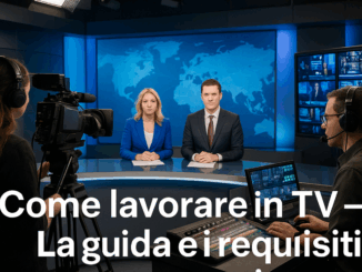 Come lavorare in TV - La guida e i requisiti necessari