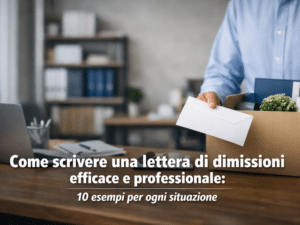Come scrivere una lettera di dimissioni efficace e professionale