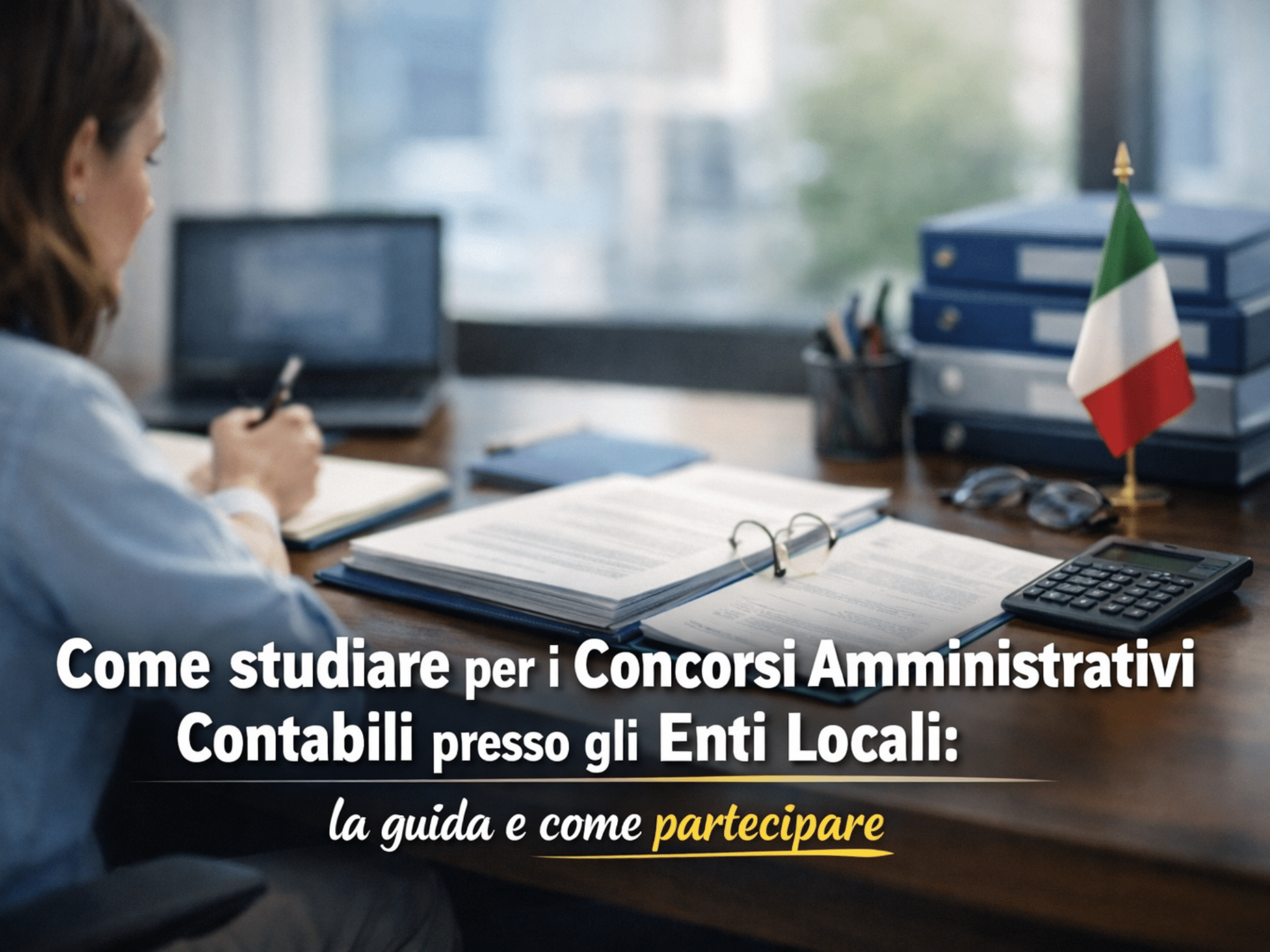 Come studiare per i Concorsi Amministrativi Contabili presso gli Enti Locali