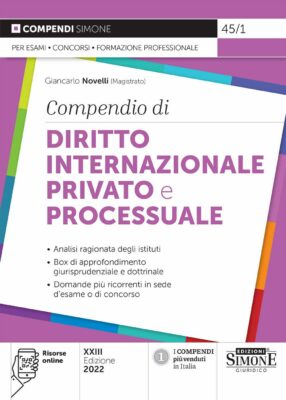 Compendio di Diritto Internazionale Privato e Processuale