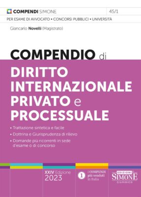 Compendio di Diritto Internazionale Privato e Processuale