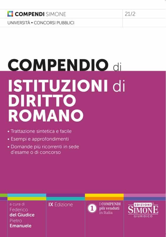 Compendio di Istituzioni di Diritto Romano