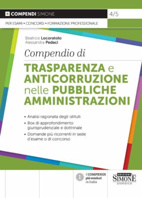 Compendio di Trasparenza e Anticorruzione nelle pubbliche amministrazioni – Per lo studio