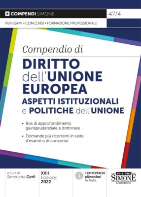 Compendio di Diritto dell’Unione europea