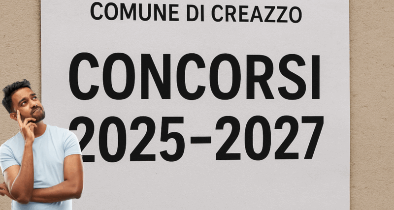 Comune di Creazzo Concorsi 2025–2027: nuovi posti in arrivo nel piano triennale del personale