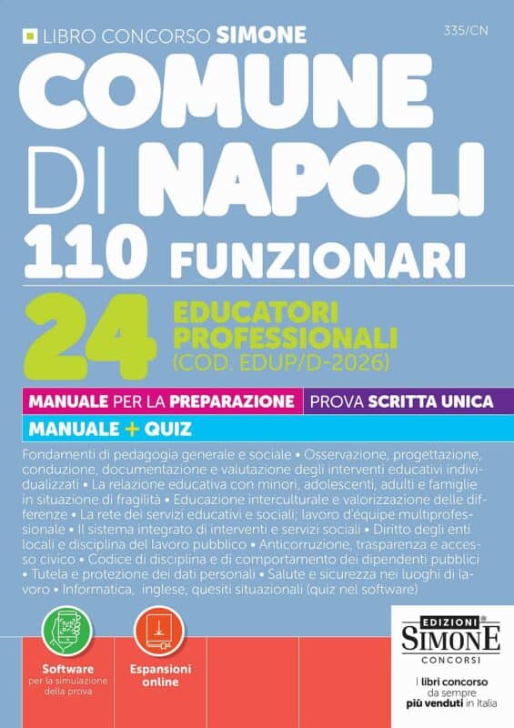 Manuale Concorso Comune Napoli 2026 – Funzionari Educatori Professionali