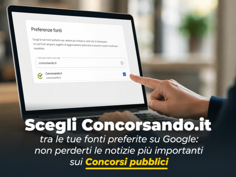 Concorsando tra le tue fonti google - concorsi pubblici