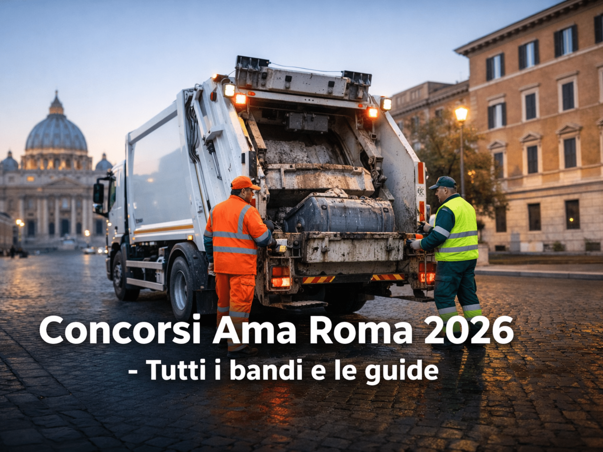 Concorsi AMA Roma 2026 - Tutti i bandi e le guide per lavorare nell'azienda municipale ambiente