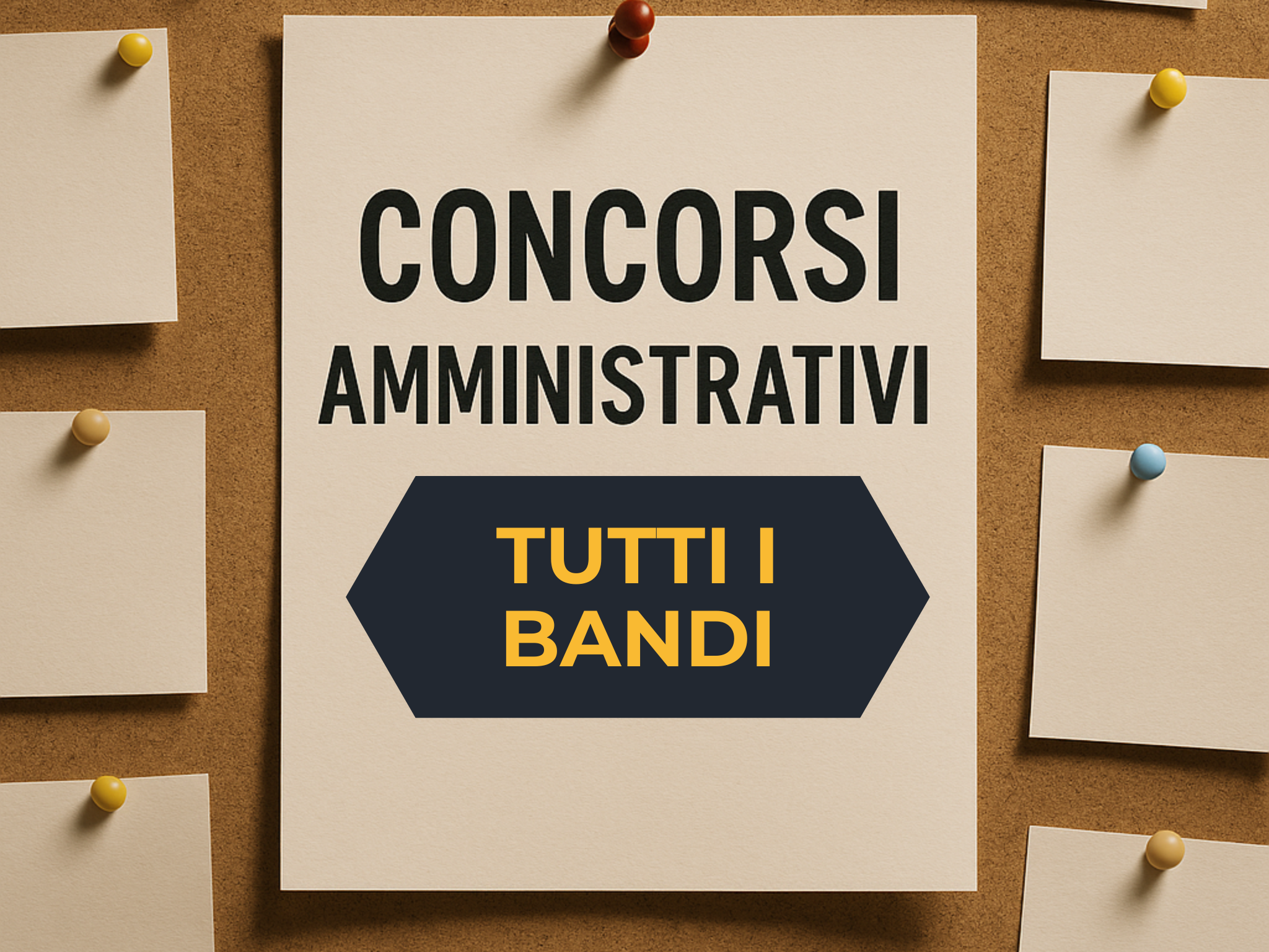 Concorsi Amministrativi 2025 – Tutti i bandi