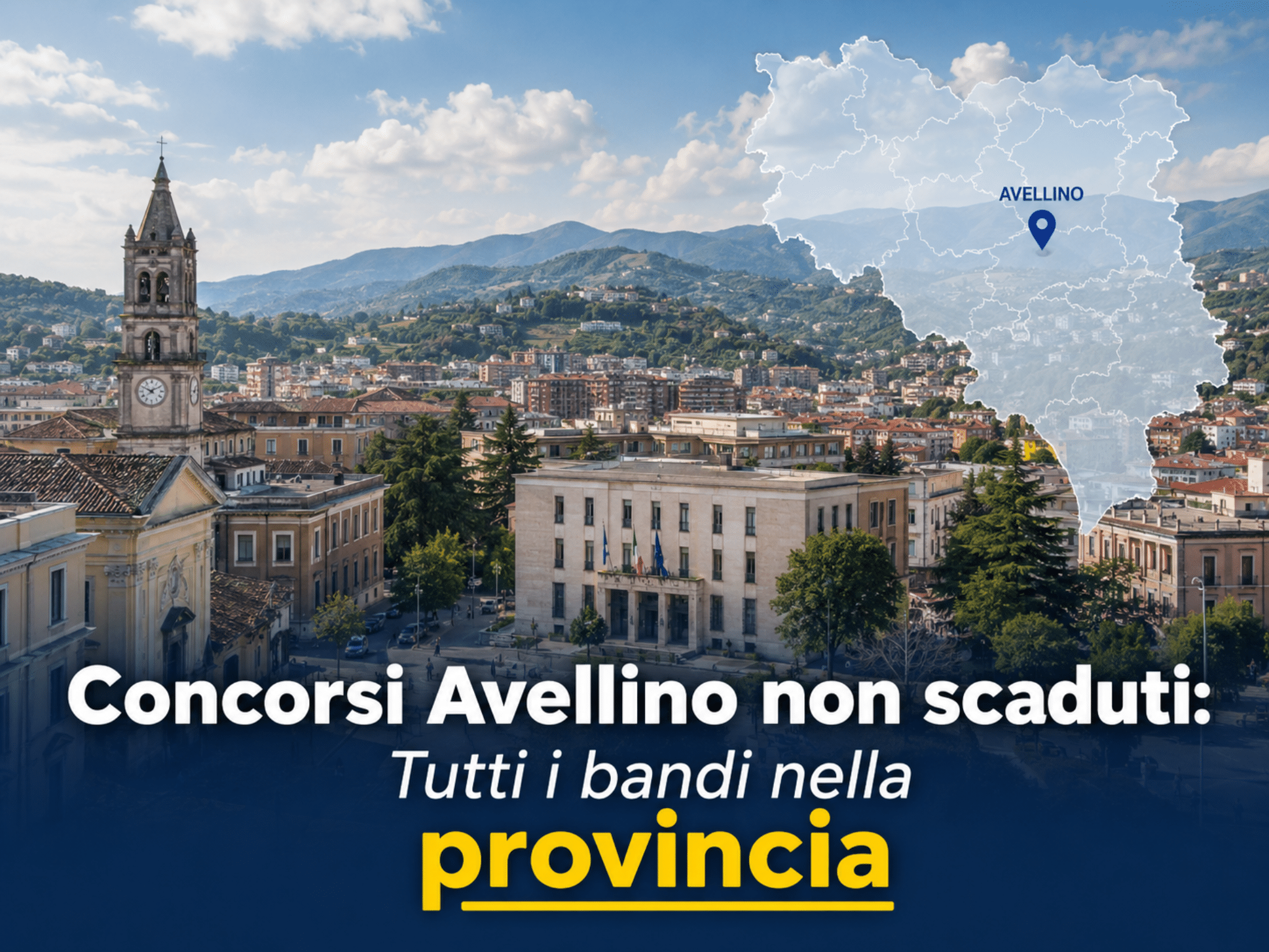 Concorsi Avellino 2026 non scaduti – Tutti i bandi nella provincia