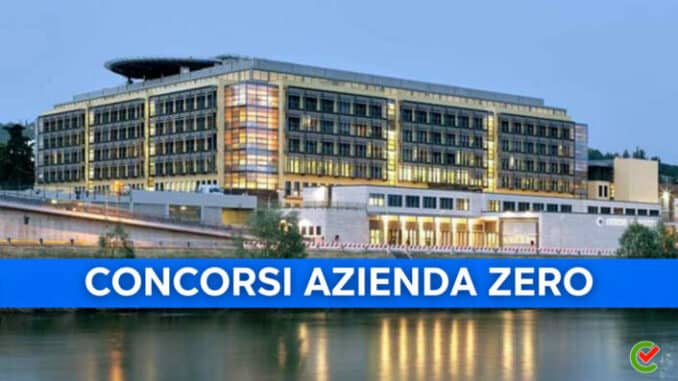 Concorsi Azienda Zero – Tutti i bandi