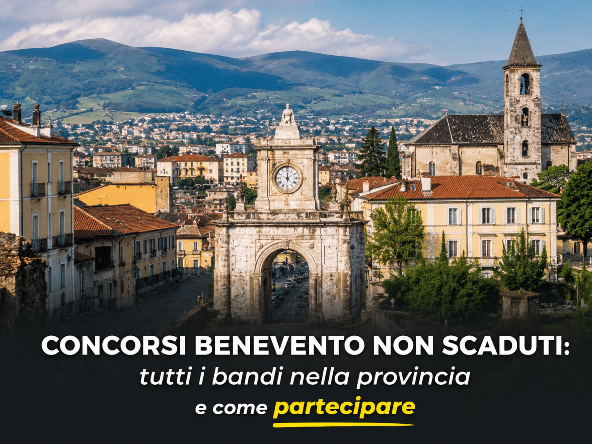 Concorsi Benevento 2026 non scaduti – Tutti i bandi nella provincia