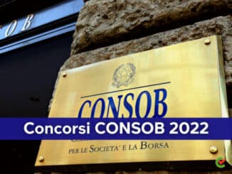 Concorsi CONSOB 2022