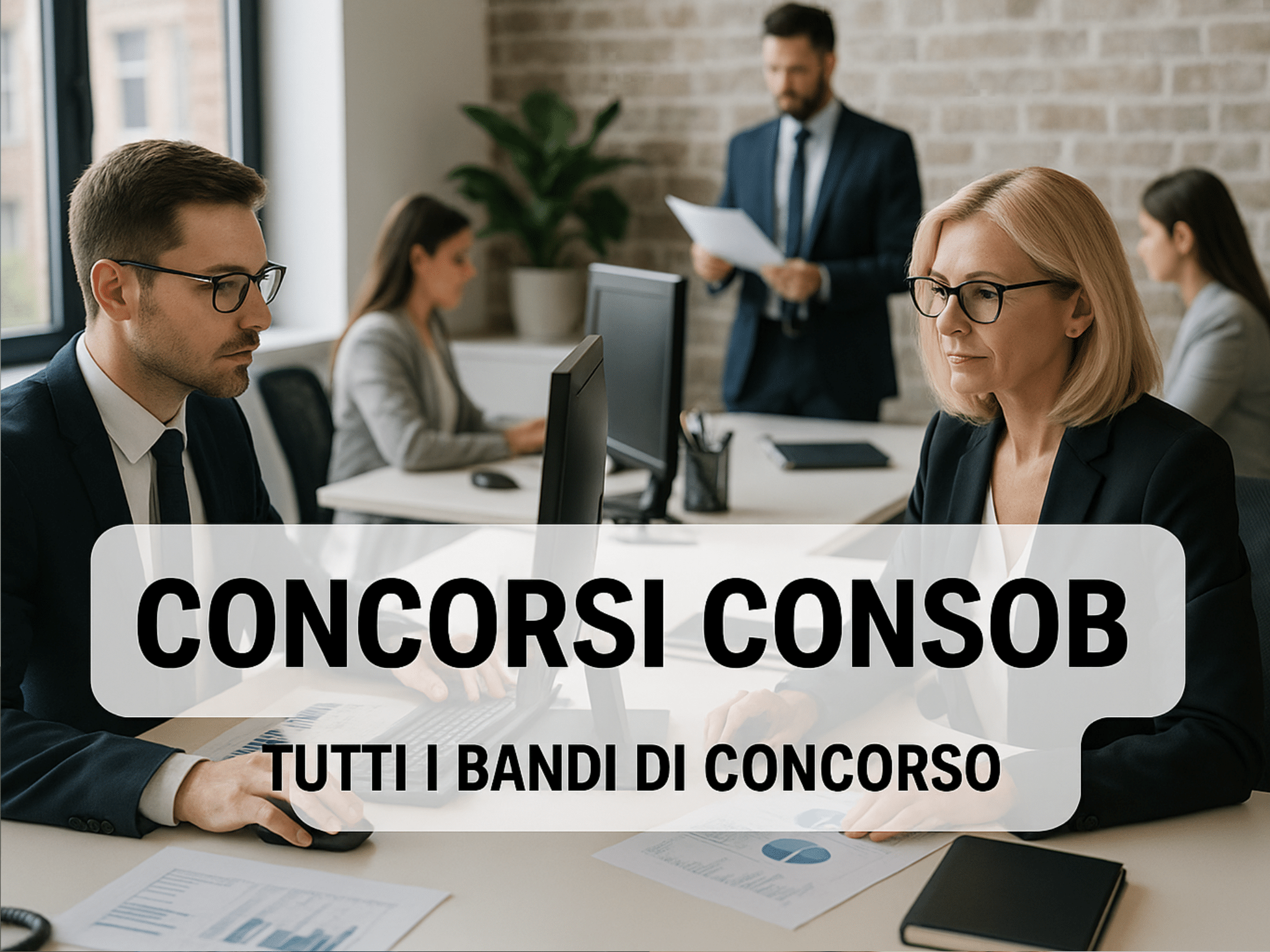 Concorsi CONSOB 2026 - Tutti i bandi di concorso aperti o in svolgimento