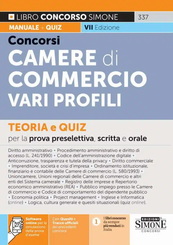 Manuali Concorsi Profili amministrativi contabili presso le Camere di Commercio