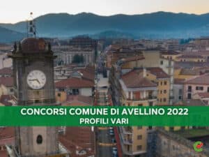 Concorsi Comune Avellino 2022