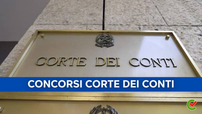 Concorsi Corte dei Conti – Tutti i bandi