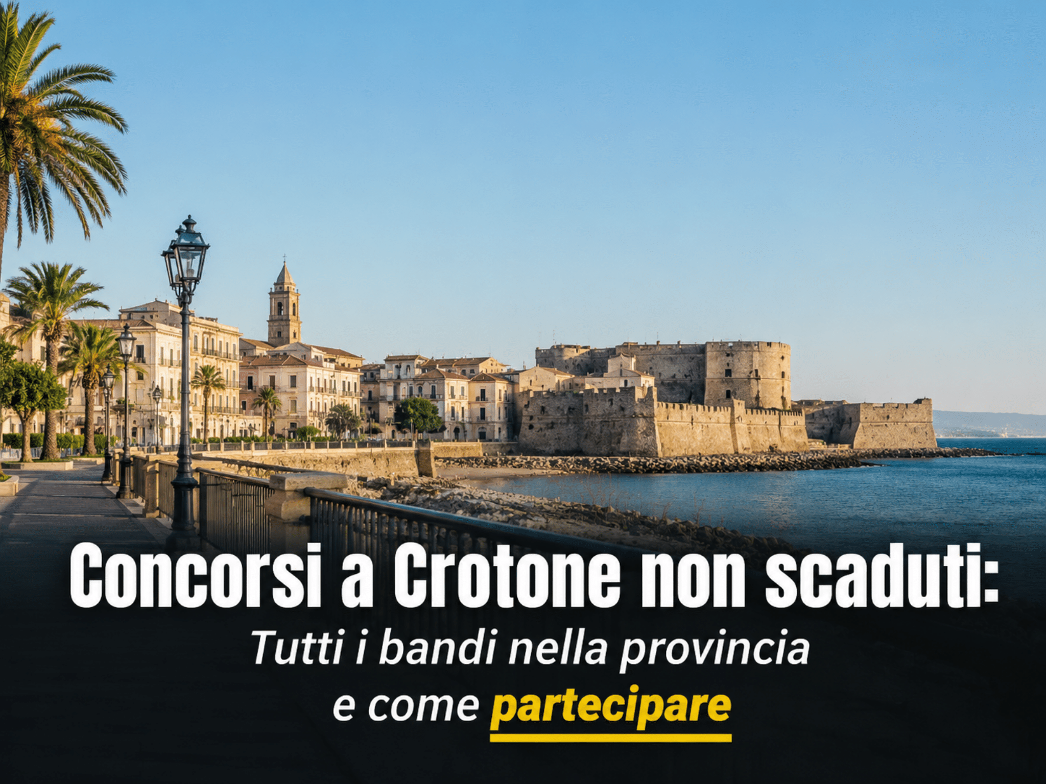 Concorsi Crotone 2026 non scaduti – Tutti i bandi nella provincia