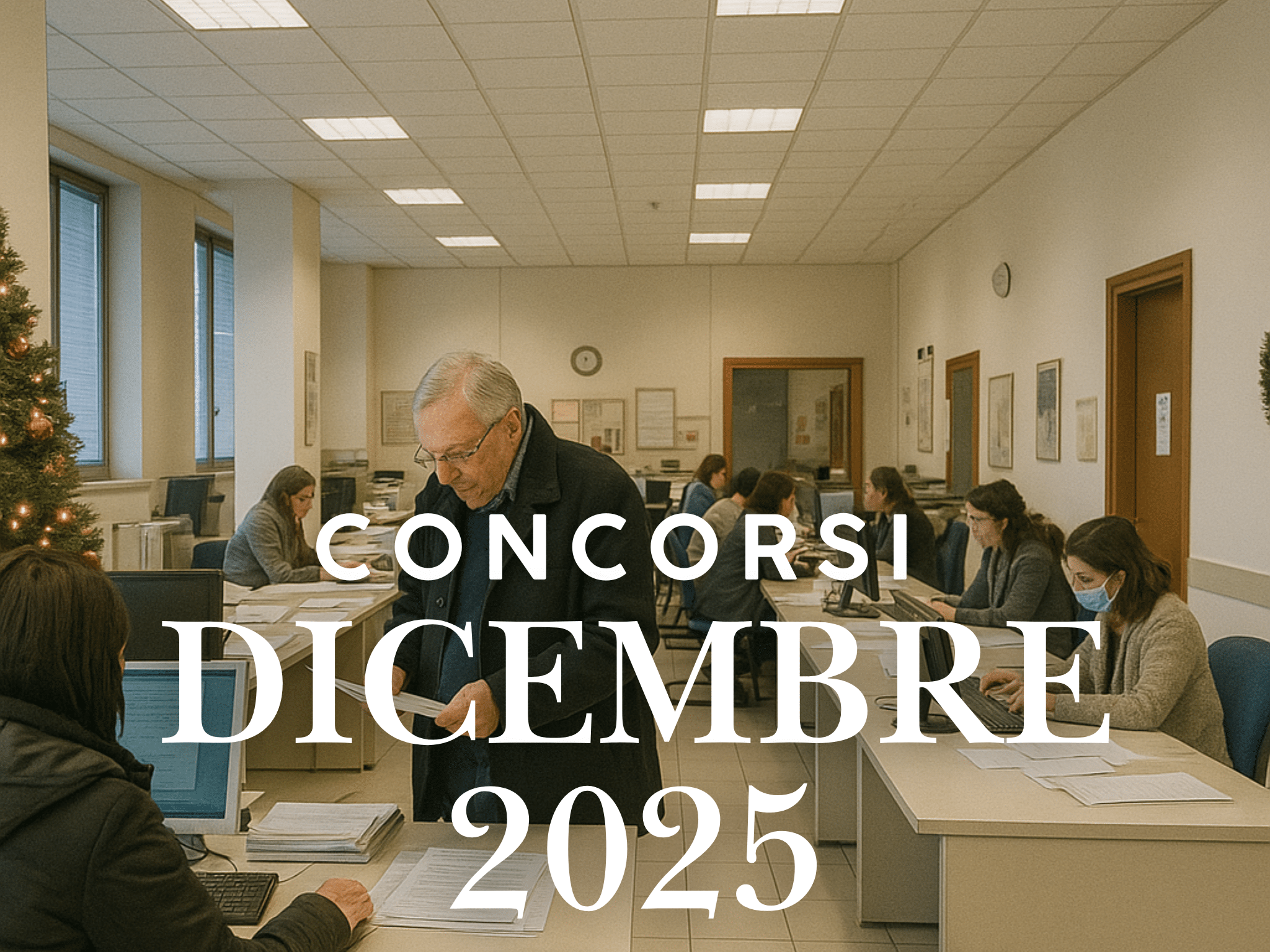 Concorsi pubblici dicembre 2025 - Elenco completo dei bandi in scadenza entro fine anno