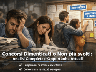 Concorsi Dimenticati o Non più svolti Analisi Completa e Opportunità
