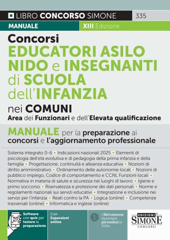 Manuale Istruttore nei Servizi Educativi – Educatore Asili Nido – Per la preparazione