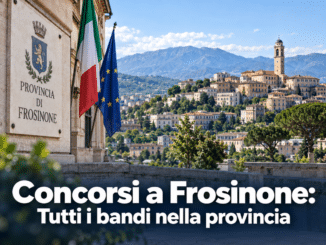 Concorsi Frosinone 2026 – Tutti i bandi