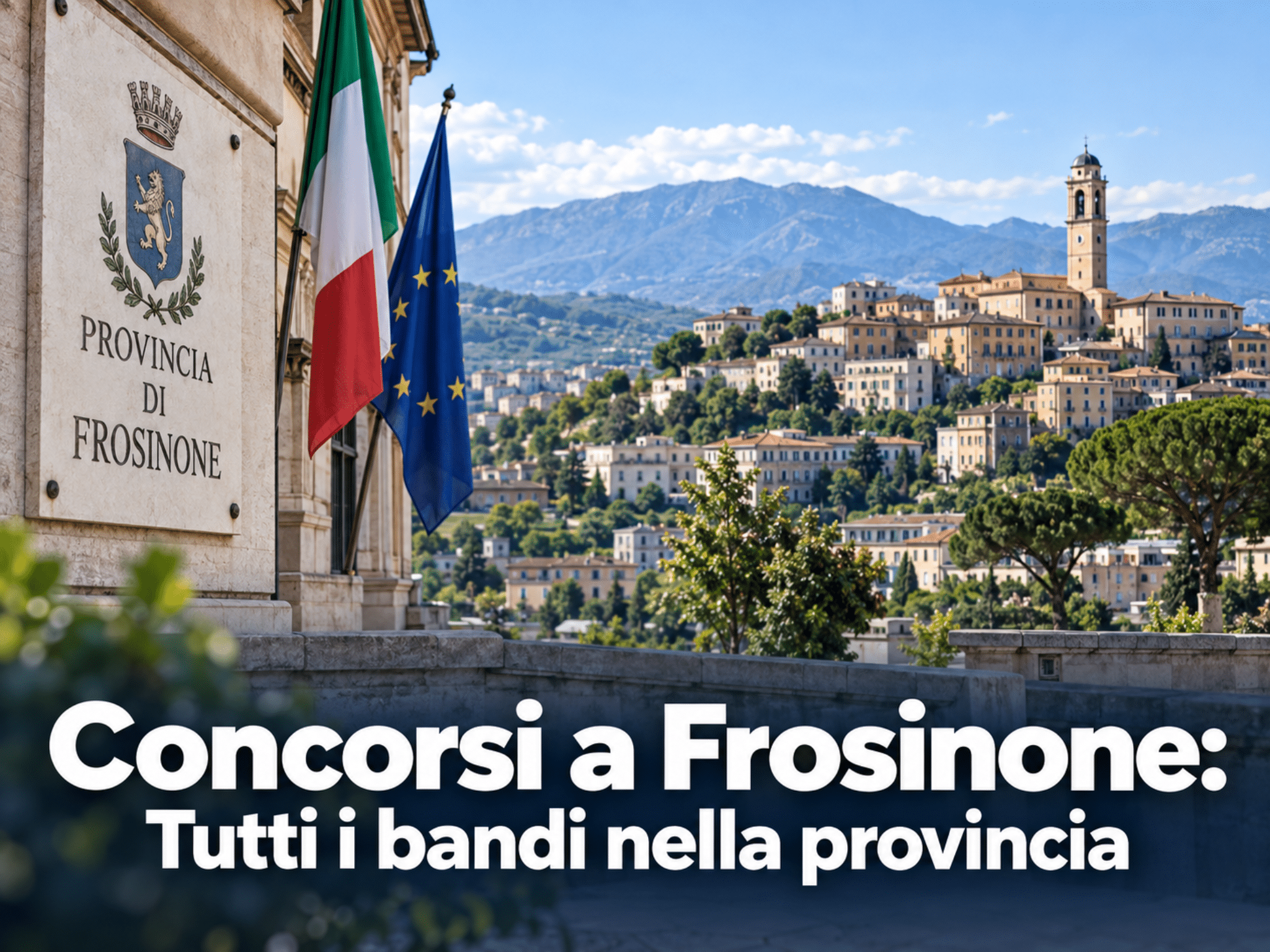 Concorsi Frosinone 2026 – Tutti i bandi nella provincia