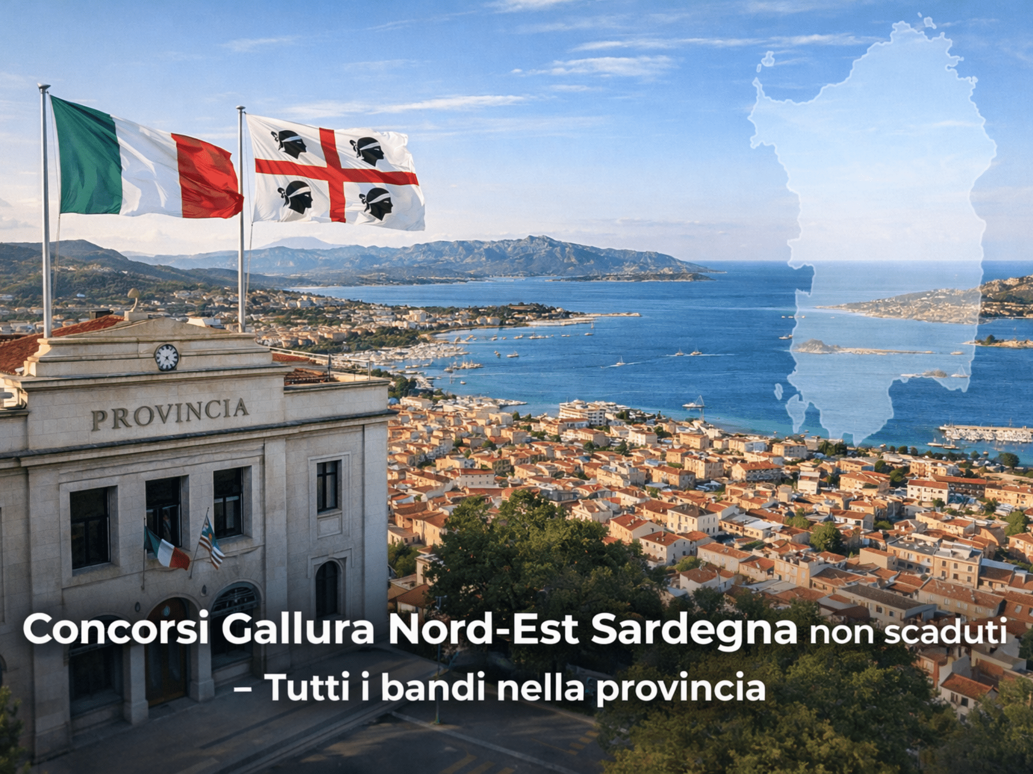 Concorsi Gallura Nord-Est Sardegna 2026 non scaduti – Tutti i bandi nella provincia