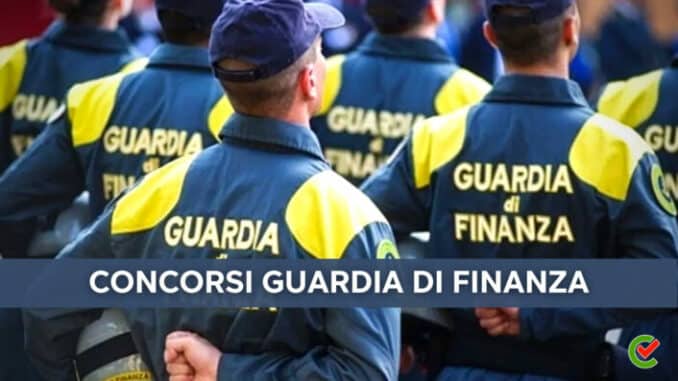 Concorsi Guardia di Finanza – Tutti i bandi
