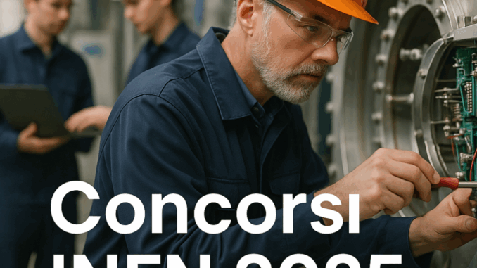 Concorsi INFN 2025 – Istituto Nazionale di Fisica Nucleare 36 posti