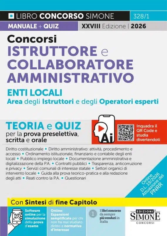 Manuale Istruttore Collaboratore Amministrativo Enti Locali