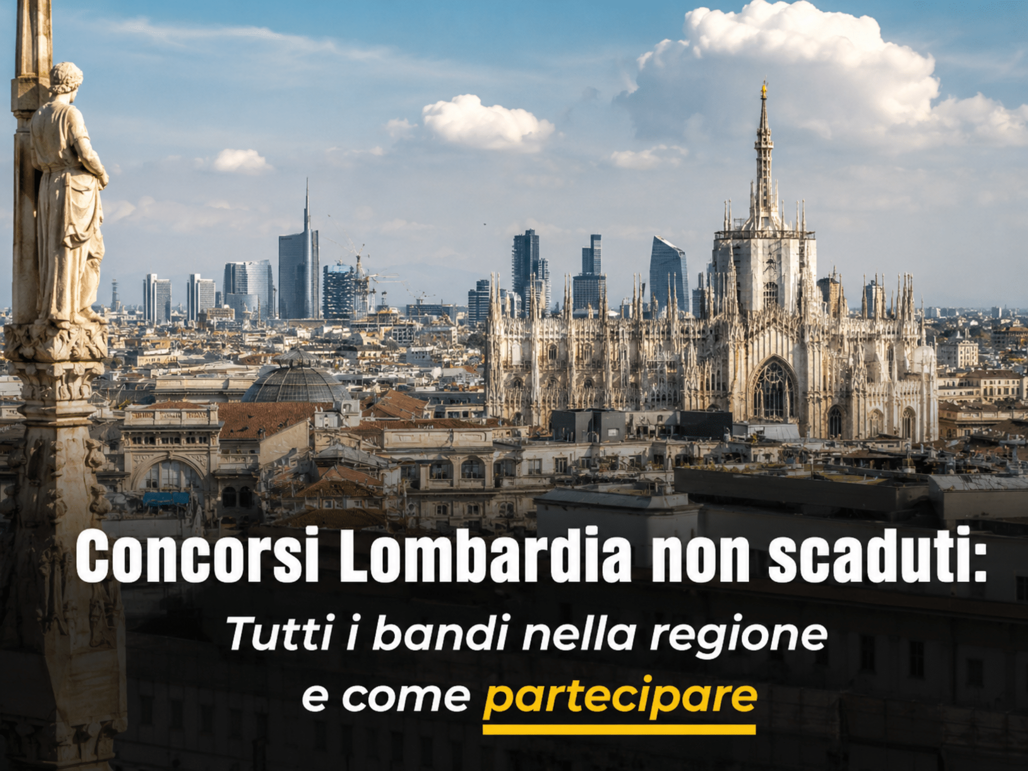 Concorsi Lombardia 2026 - Tutti i bandi nella regione