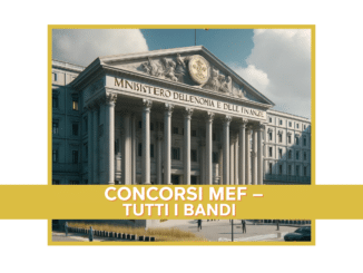 Concorsi MEF 2025 – Tutti i bandi