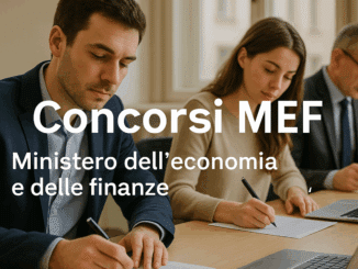 Concorsi MEF 2025 – Tutti i bandi