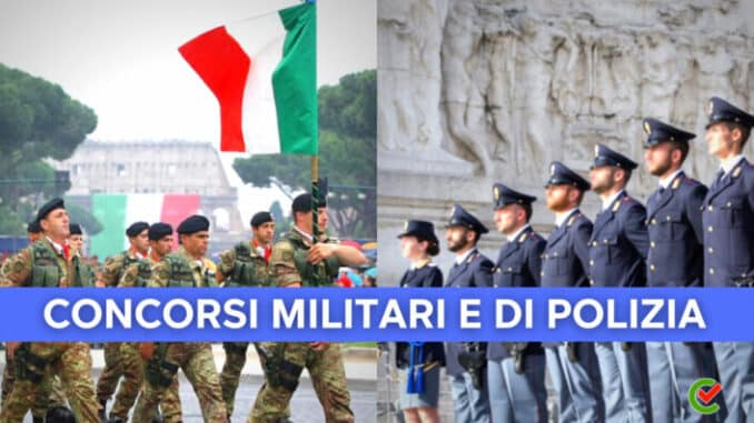 Concorsi Militari e di Polizia non scaduti – Tutti i bandi