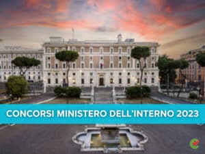 Concorsi Ministero Interno Funzionari 2023