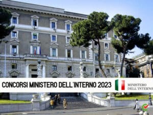 Concorsi Ministero dell'Interno 2023 - 950 posti in arrivo